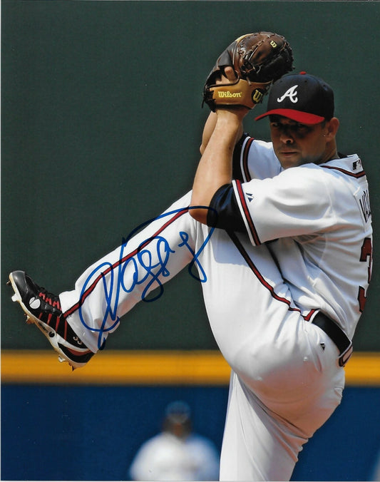 Signed Javier Vasquez Atlanta Braves Autographed 8x10 Photo #3 Original