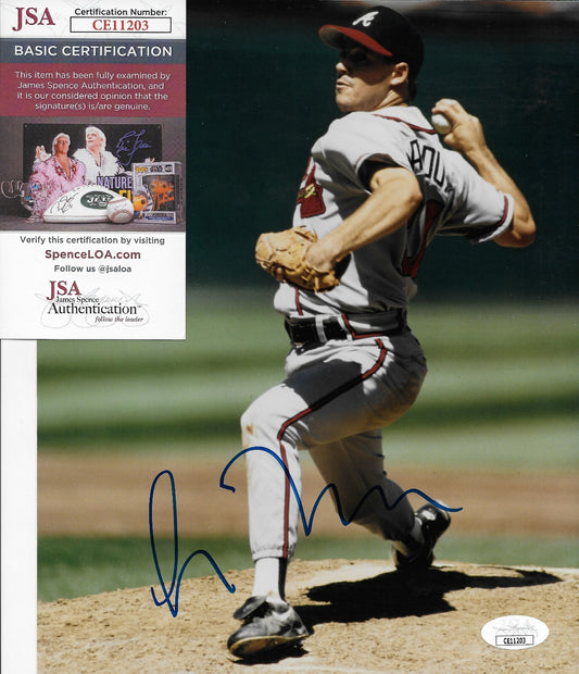 Signed Greg Maddox Atlanta Braves Autographed 8x10 Photo #1 JSA Authentication