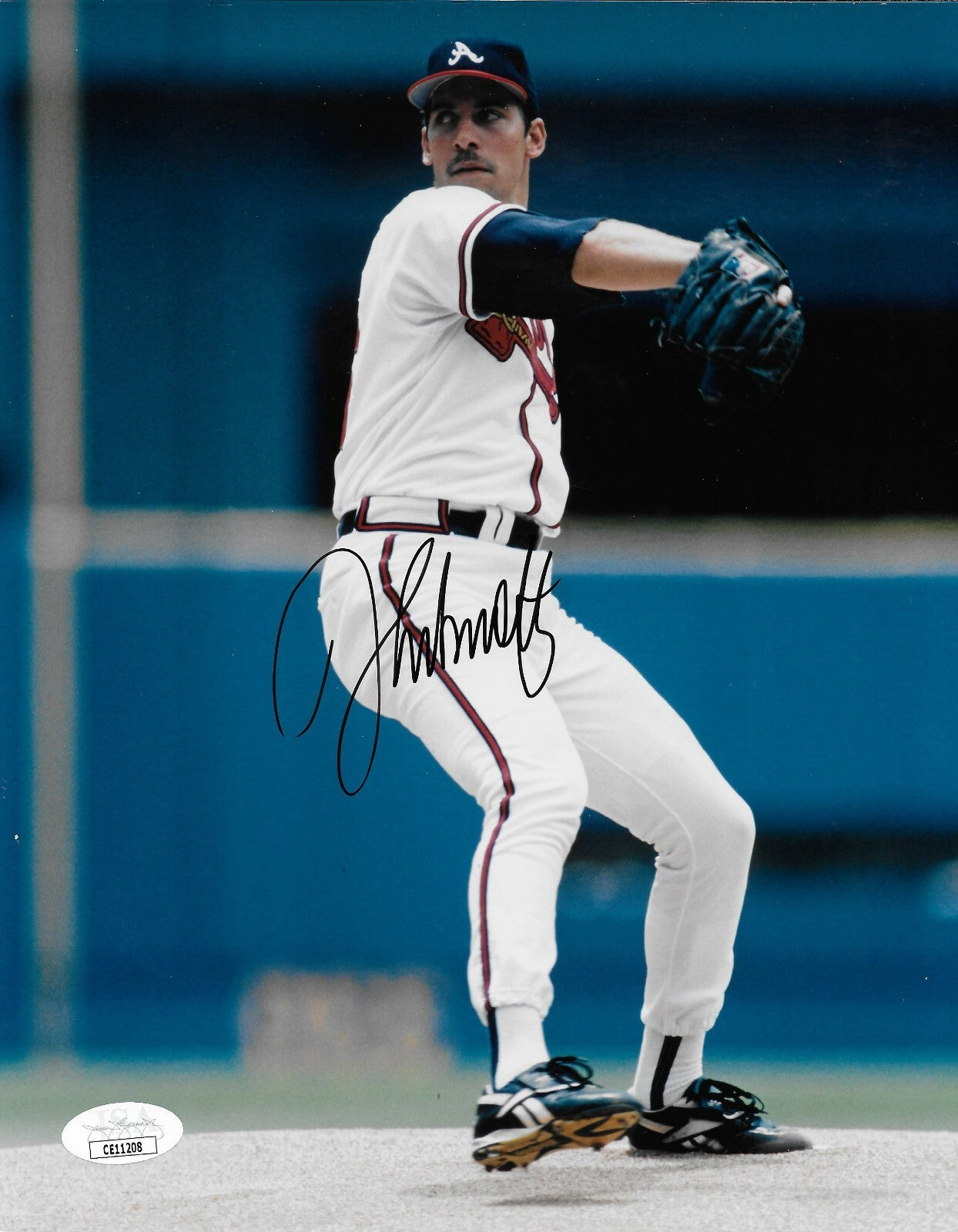 Signed John Smoltz Atlanta Braves Hall of Famer 8x10 Photo #1 JSA Authentication