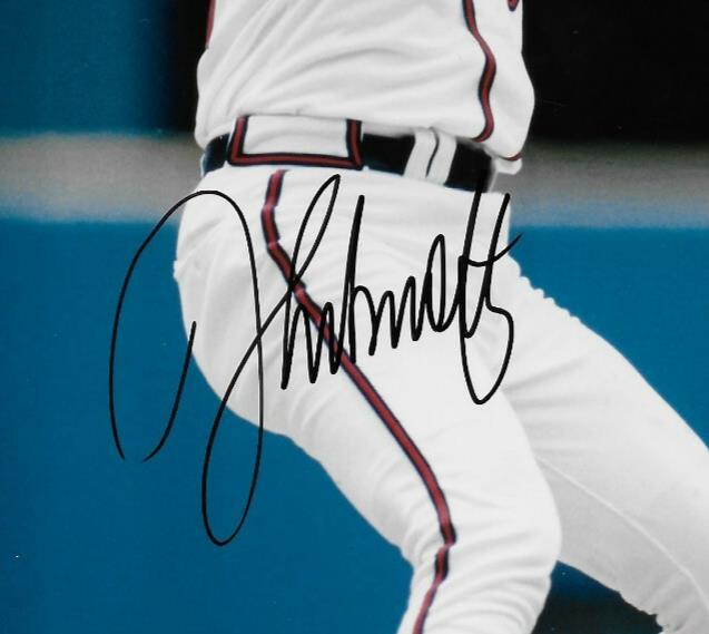 Signed John Smoltz Atlanta Braves Hall of Famer 8x10 Photo #1 JSA Authentication