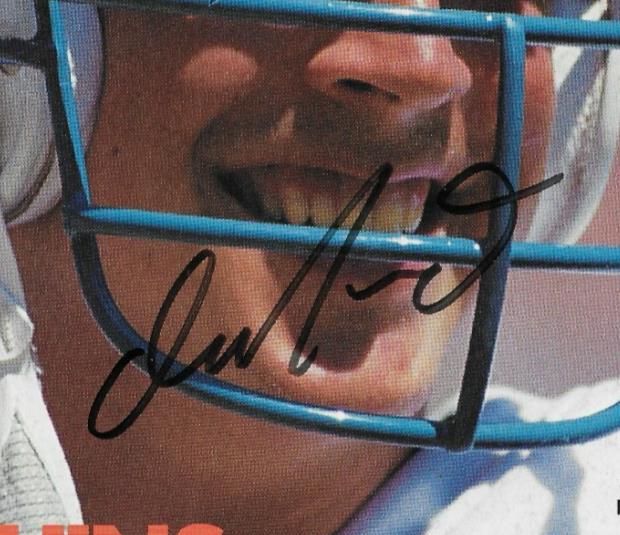 Signed Dan Marino Miami Dolphins Game Day Program  with JSA Authentication
