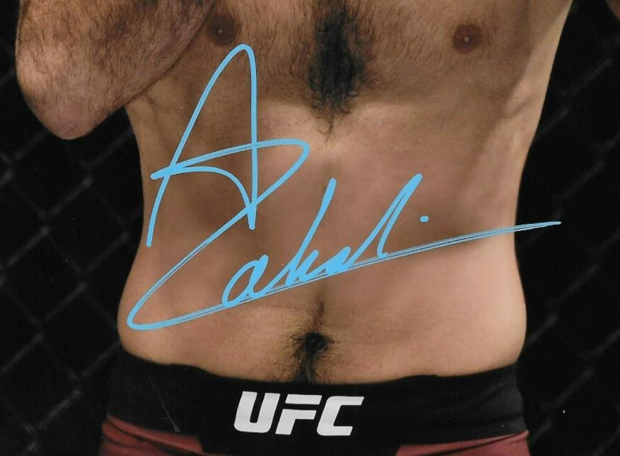 Signed Aiemann Zahabi UFC MMA Autographed 8x10 Photo #1 Original