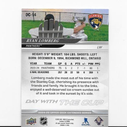 Ryan Lomberg 2024-25 Upper Deck Extended Day with The Cup  Panthers # DC-14