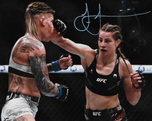Signed Jasmine Jasudavicius UFC MMA Autographed 8x10 Photo #1 Original