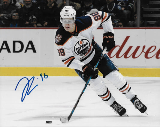 Signed  Jesse Puljujarvi Edmonton Oilers Autographed 8x10 Photo #1 Original