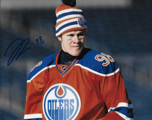 Signed  Jesse Puljujarvi Edmonton Oilers Autographed 8x10 Photo #3 Original