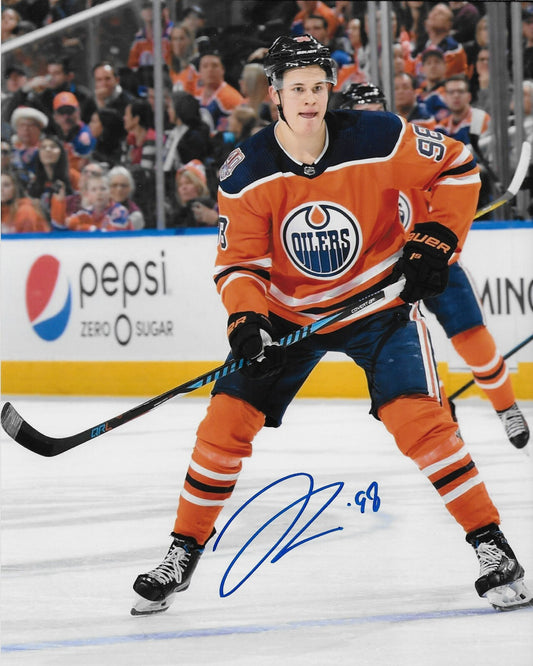 Signed  Jesse Puljujarvi Edmonton Oilers Autographed 8x10 Photo #4 Original