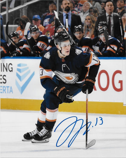 Signed Jesse Puljujarvi Edmonton Oilers Autographed 8x10 Photo #7 Original
