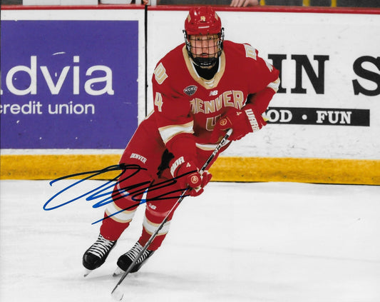 Signed  Jack Devine Florida Panthers University of Denver 8x10 Photo #1 Original