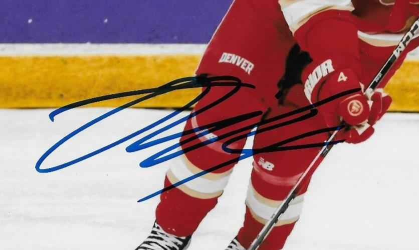 Signed  Jack Devine Florida Panthers University of Denver 8x10 Photo #1 Original