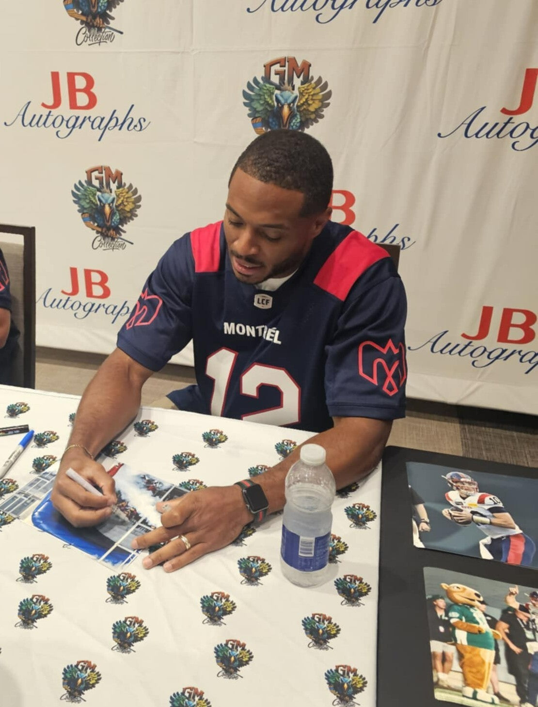 Signed Davis Alexander Montreal Alouettes 8x10 Photo #5 From Private Signing