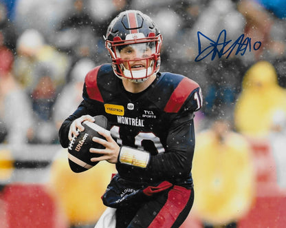 Signed Davis Alexander Montreal Alouettes 8x10 Photo #6 From Private Signing