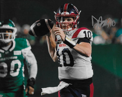 Signed Davis Alexander Montreal Alouettes 8x10 Photo #8 From Private Signing
