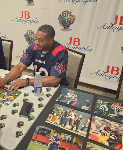 Signed Davis Alexander Montreal Alouettes 8x10 Photo #8 From Private Signing