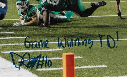 Signed Davis Alexander Montreal Alouettes 8x10 Photo #10 From Private Signing