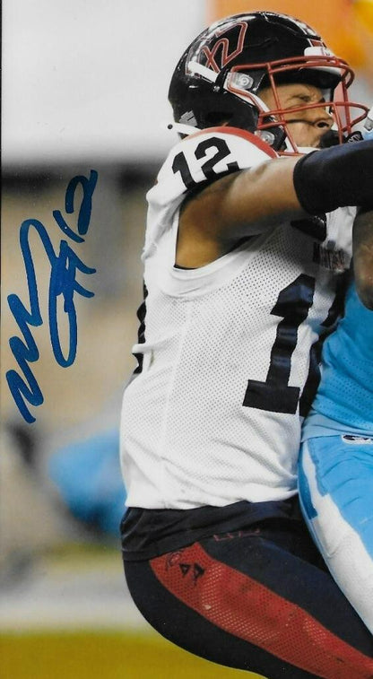 Signed Najee Murray Montreal Alouettes 8x10 Photo #2 From Private Signing