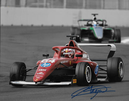 Signed Maya Weug Formula 1 Academy  Ferrari Racing 8x10 Photo #2 Original