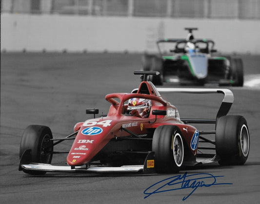Signed Maya Weug Formula 1 Academy  Ferrari Racing 8x10 Photo #2 Original