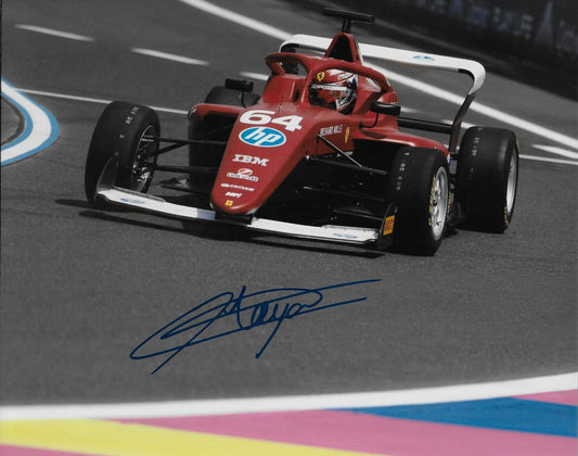 Signed Maya Weug Formula 1 Academy  Ferrari Racing 8x10 Photo #4 Original