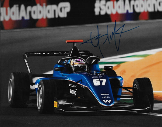 Signed Lia Block Formula 1 Academy Williams and Art Racing 8x10 Photo 4 Original