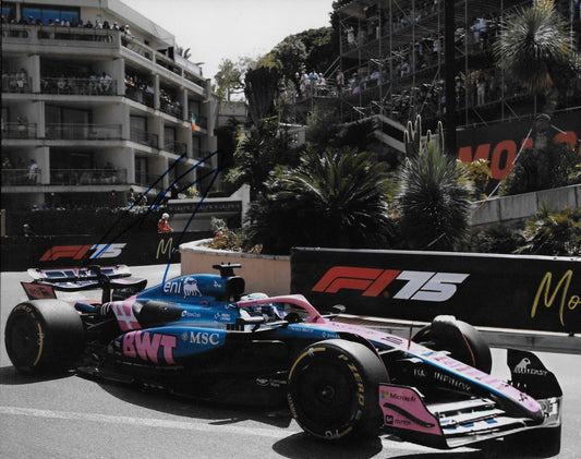 Signed Pierre Gasly Formula 1 Alpine Racing Autograped 8x10 Photo # 8 Original