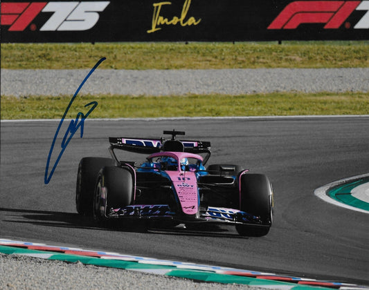 Signed Pierre Gasly Formula 1 Alpine Racing Autograped 8x10 Photo # 11 Original