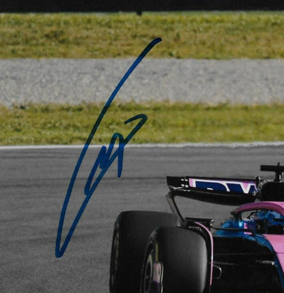 Signed Pierre Gasly Formula 1 Alpine Racing Autograped 8x10 Photo # 11 Original