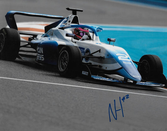 Signed Nicole Havrda Formula 1 Academy  Racing 8x10 Photo #1 Original