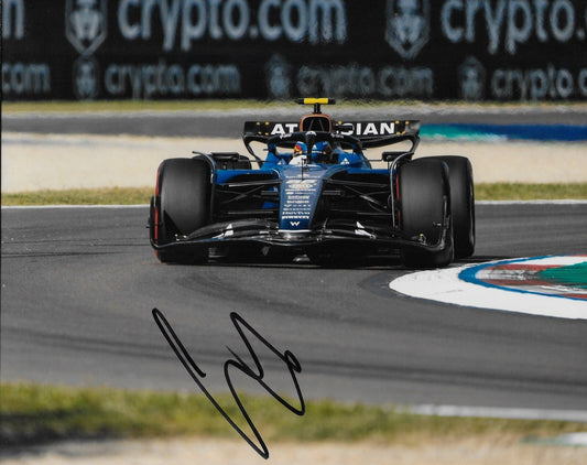 Signed Carlos Sainz Formula 1 Williams Racing 8x10 Photo #1 with JSA Authention