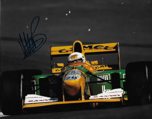Signed Martin Brundle Formula 1 Racing Autographed 8x10 Photo #1 Original