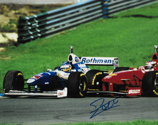 Signed Jacques Villeneuve Formula 1 Racing Autographed 8x10 Photo #2 Original