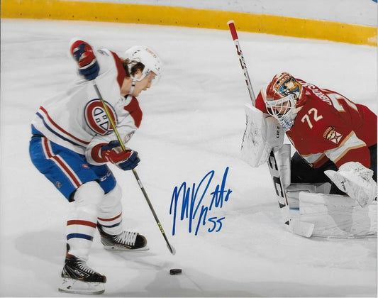 Signed Michael Pezzetta Montreal Canadiens Autographed 8x10 Photo #2 Original