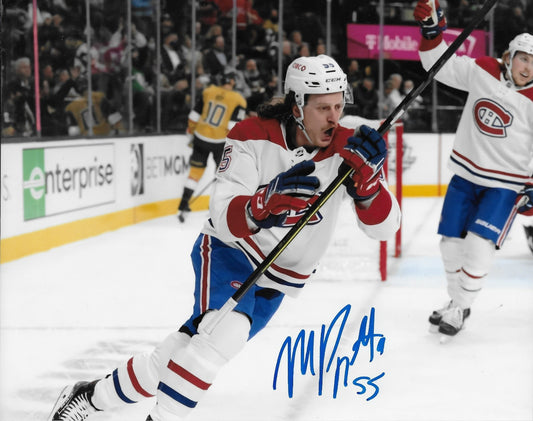 Signed Michael Pezzetta Montreal Canadiens Autographed 8x10 Photo #7 Original