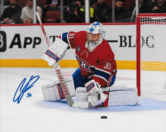 Signed Cayden Primeau Montreal Canadiens Autographed 8x10 Photo #2 Original