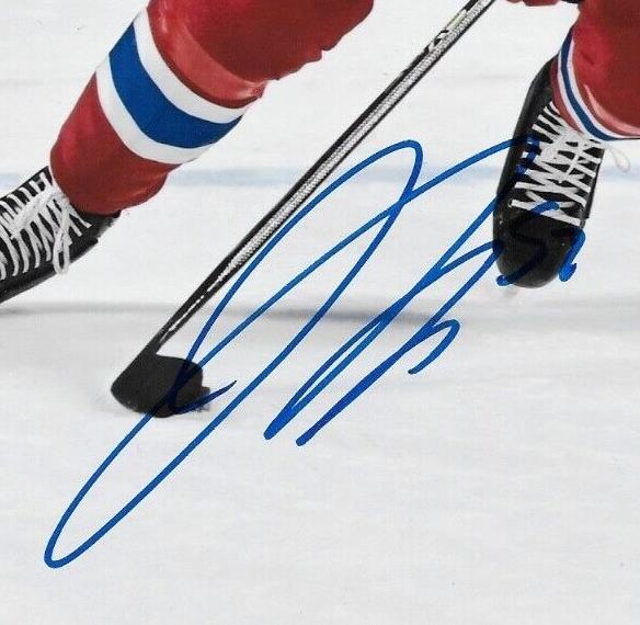 Signed Justin Barron Montreal Canadiens  Autographed 8x10 Photo #7 Original