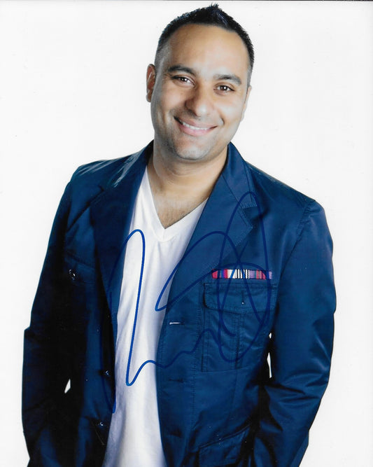 Signed Russell Peters Actor Comedian 8x10 Photo #2 Original