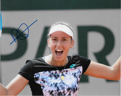 Signed Elise Mertens Womens Tennis Autographed 8x10 Photo #2 Original