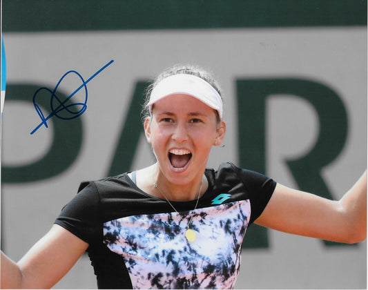 Signed Elise Mertens Womens Tennis Autographed 8x10 Photo #2 Original