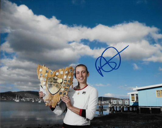 Signed Elise Mertens Womens Tennis Autographed 8x10 Photo #3 Original