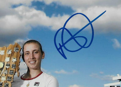 Signed Elise Mertens Womens Tennis Autographed 8x10 Photo #3 Original