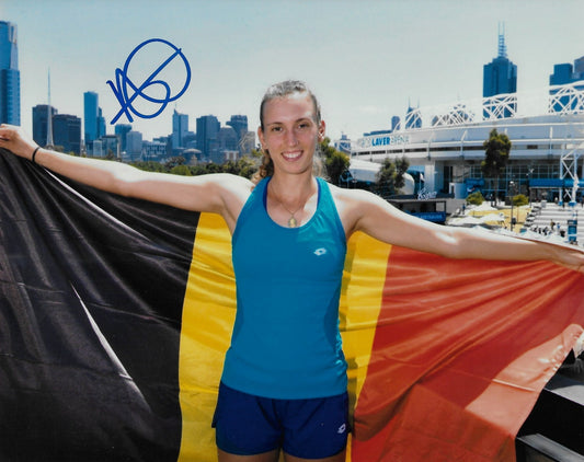 Signed Elise Mertens Womens Tennis Autographed 8x10 Photo #4 Original