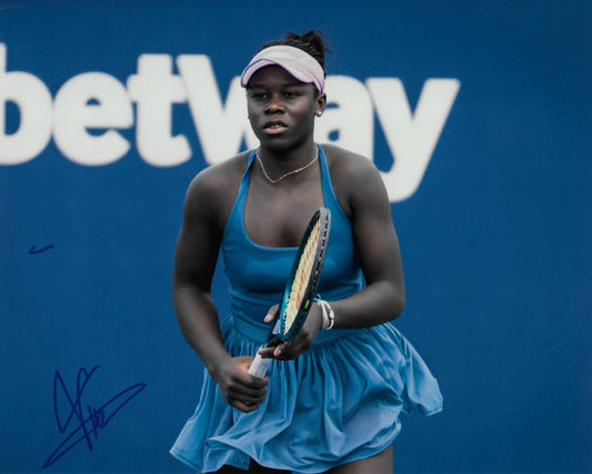 Signed Victoria Mboko Womens Tennis Autographed 8x10 Photo #1 Original