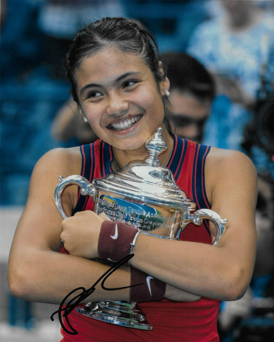 Signed Emma Raducana Womens Tennis Autographed 8x10 Photo #1 Original