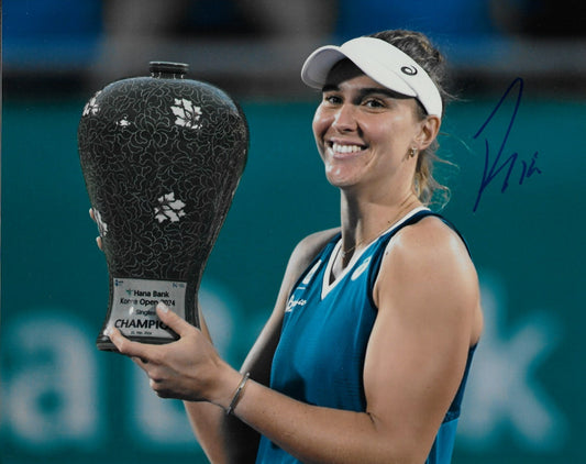 Signed Beatriz Haddad Maia Tennis Autographed 8x10 Photo #4 Original