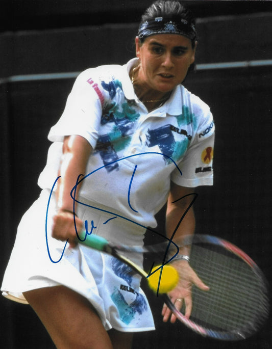 Signed Conchita Martinez Tennis Hall of Famer Autographed 8x10 Photo #2 Original