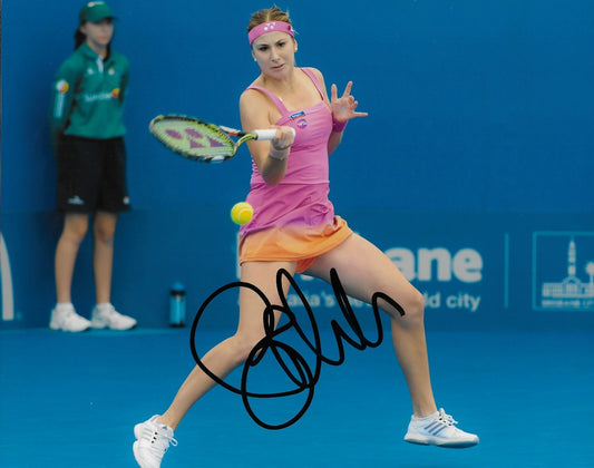 Signed Belinda Bencic Womens Tennis Autographed 8x10 Photo #6 Original