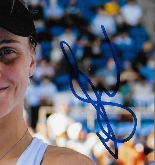 Signed Liudmila Samsonova WTA Tennis Autographed 8x10 Photo #2 Original