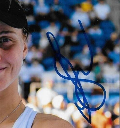 Signed Liudmila Samsonova WTA Tennis Autographed 8x10 Photo #2 Original