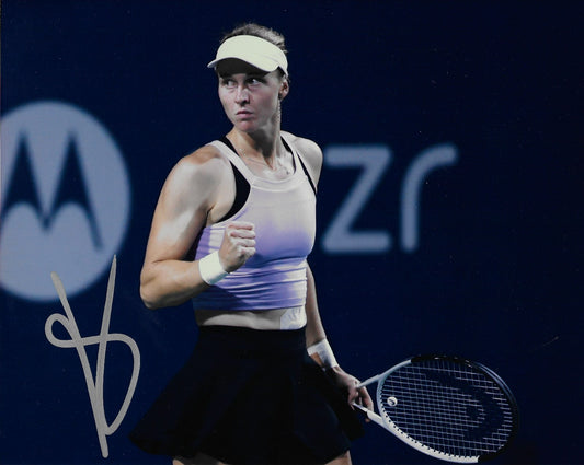 Signed Liudmila Samsonova WTA Tennis Autographed 8x10 Photo #5 Original