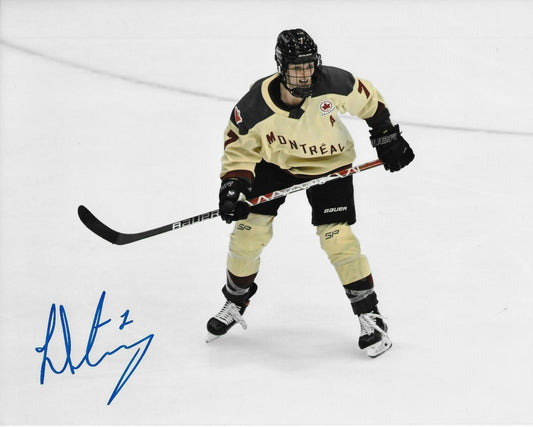 Signed Laura Stacey Montreal Victoire  PWHL Hockey 8x10 Photo #5 Original